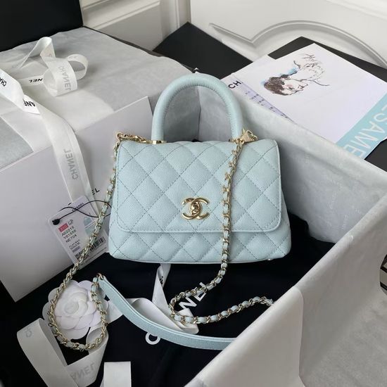 Chanel Coco Handle Mini Flap Bag 2215