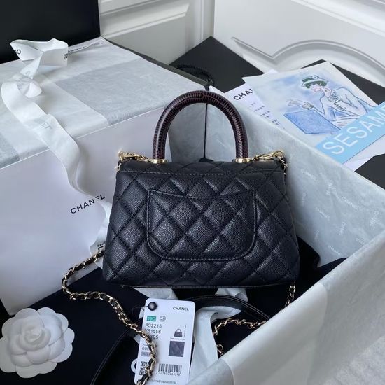 Chanel Coco Handle Mini Flap Bag 2215