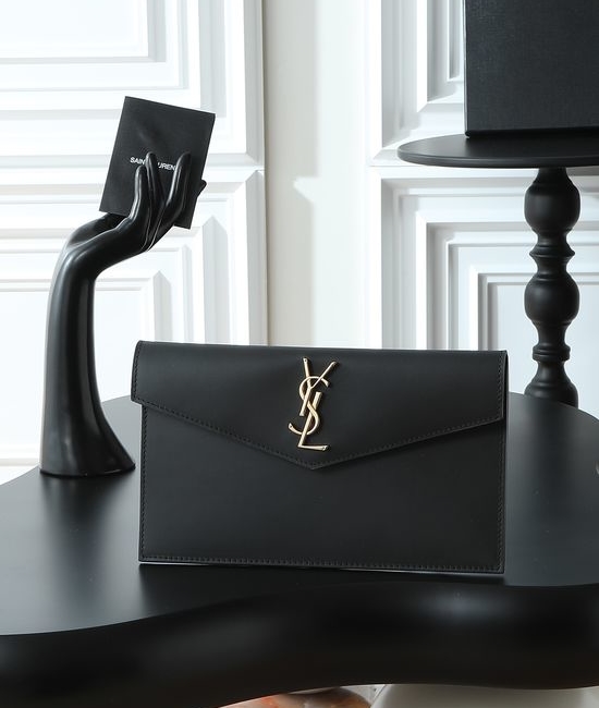 Yves Saint Laurent YSL Uptown Calfskin Clutch 565739