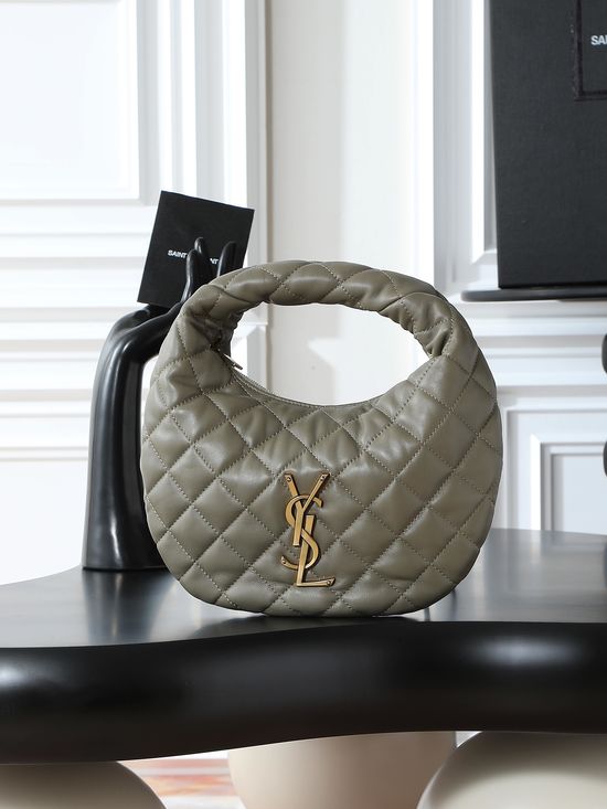 Yves Saint Laurent ICARE Croissant Lambskin Bag 851689