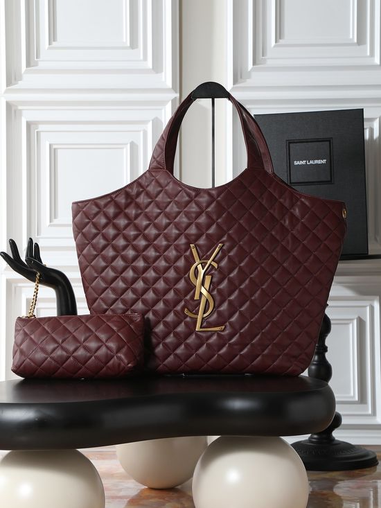 Yves Saint Laurent ICARE Large Capacity Lambskin Bag 698651-1