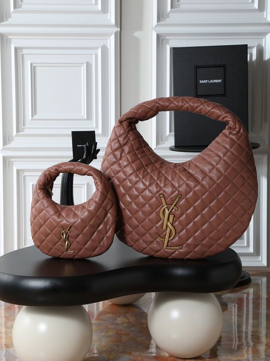 Yves Saint Laurent ICARE Hobo Nappa Leather Bag 698652