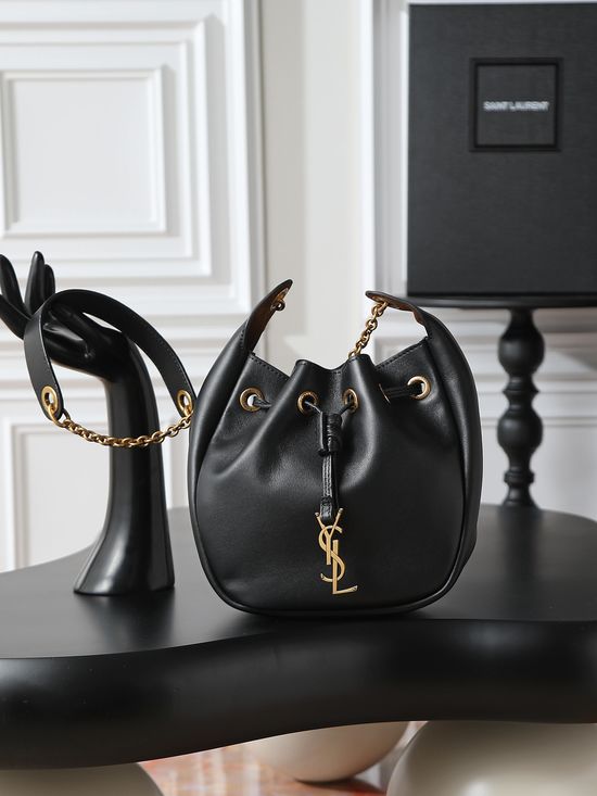 Yves Saint Laurent Suede Minimalist Bucket Bag 840888