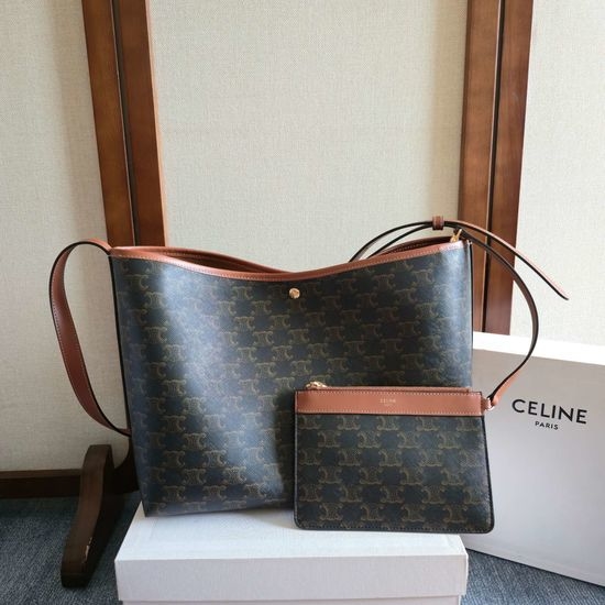 Celine CE SOFT SHOPPER Printed Handbag 123912