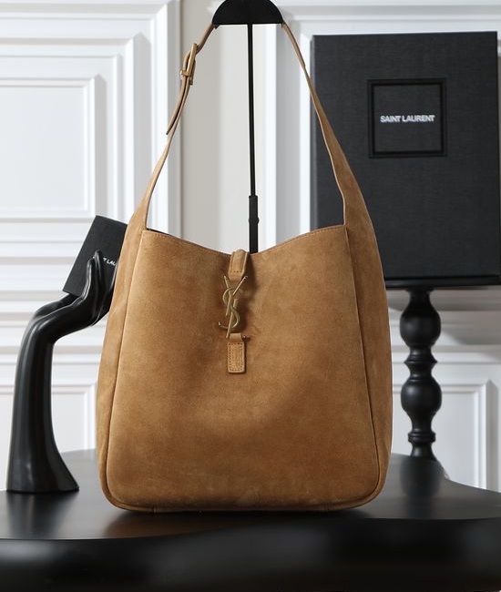 Yves Saint Laurent YSL LE 5A7 Earth Yellow Matte Large Hobo Bag 11913