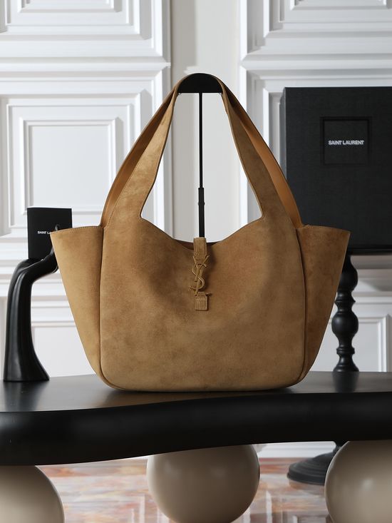 Yves Saint Laurent Bea Suede Convertible Tote Bag 763435