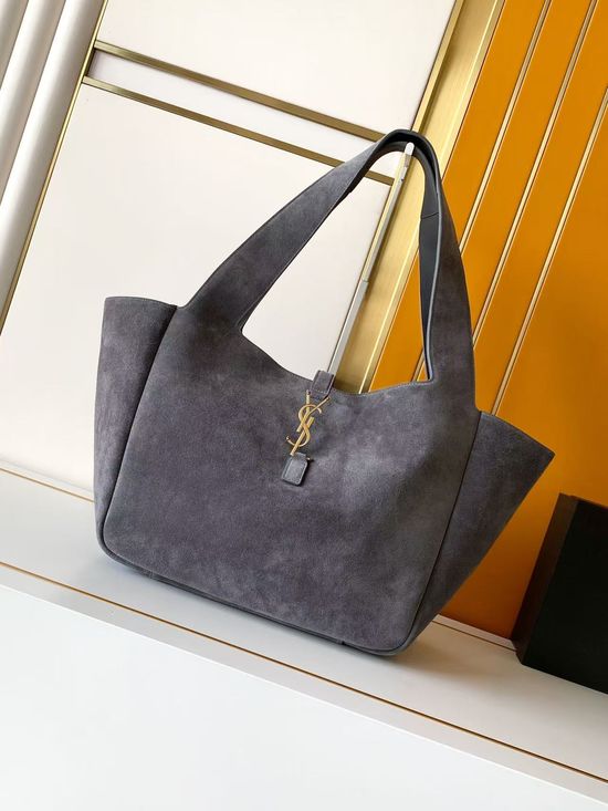 Yves Saint Laurent BEA Tote Soft Suede Handbag 763435
