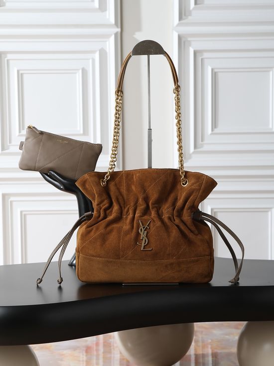 Yves Saint Laurent Jamie 4.3 Suede Bucket Bag 833948