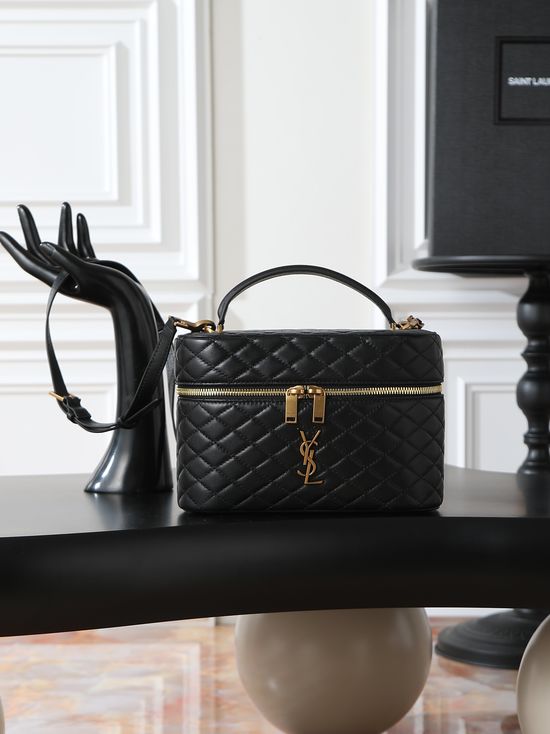 Yves Saint Laurent GABY Quilted Lambskin Cosmetic Case 851572