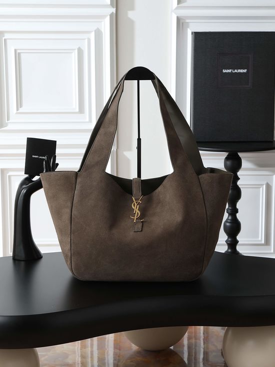 Yves Saint Laurent Bea Suede Hobo Tote 763435