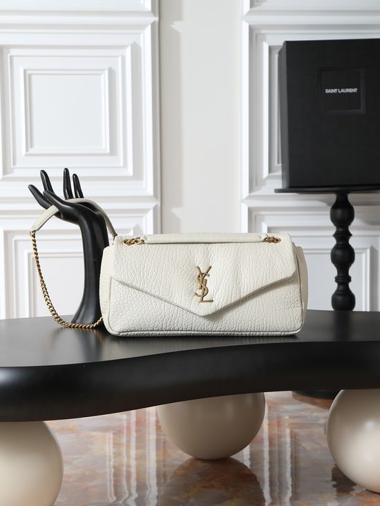 Yves Saint Laurent Calypso Lambskin Chain Shoulder Bag 800916