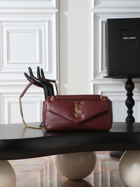 Yves Saint Laurent CALYPSO Small Lambskin Chain Bag 734153