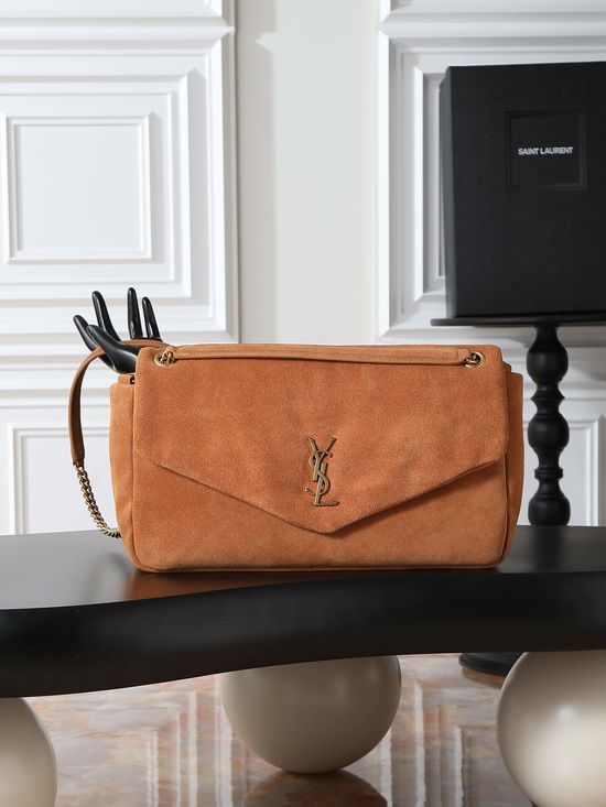 Yves Saint Laurent CALYPSO Suede Chain Bag 777399