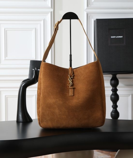 Yves Saint Laurent YSL LE 5A7 Caramel Matte Large Hobo Bag 11911