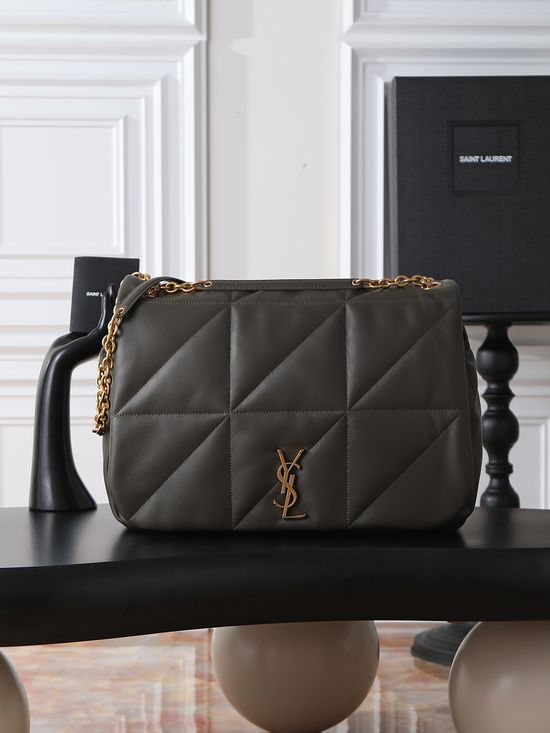 Yves Saint Laurent JAMIE 4.3 Green Lambskin Vintage Shoulder Bag 742431