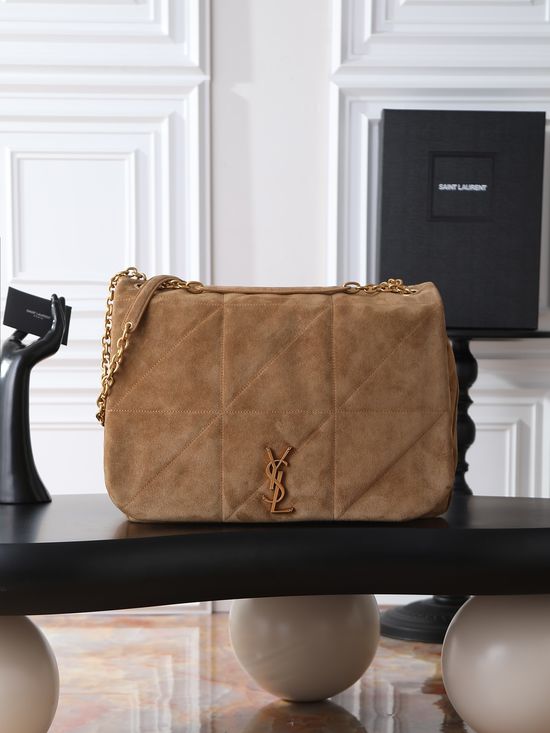 Yves Saint Laurent JAMIE 4.3 Large Suede Handbag 742431