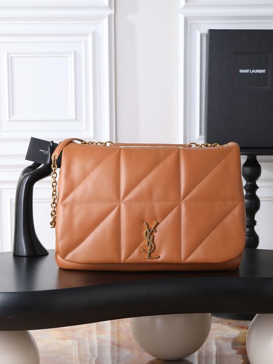 Yves Saint Laurent JAMIE 4.3 Caramel Lambskin Vintage Shoulder Bag 742431