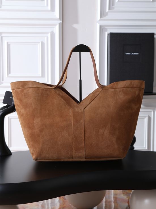 Yves Saint Laurent Suede Large Shopping Tote 817602