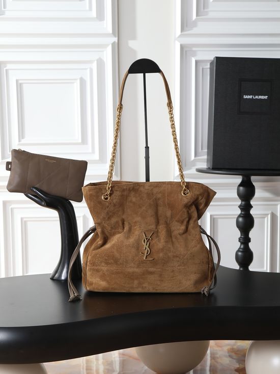 Yves Saint Laurent Jamie Large Pochon Drawstring Bucket Bag 833948