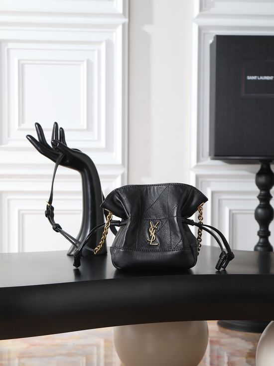 Yves Saint Laurent Jamie Mini Crossbody Drawstring Bag 859174