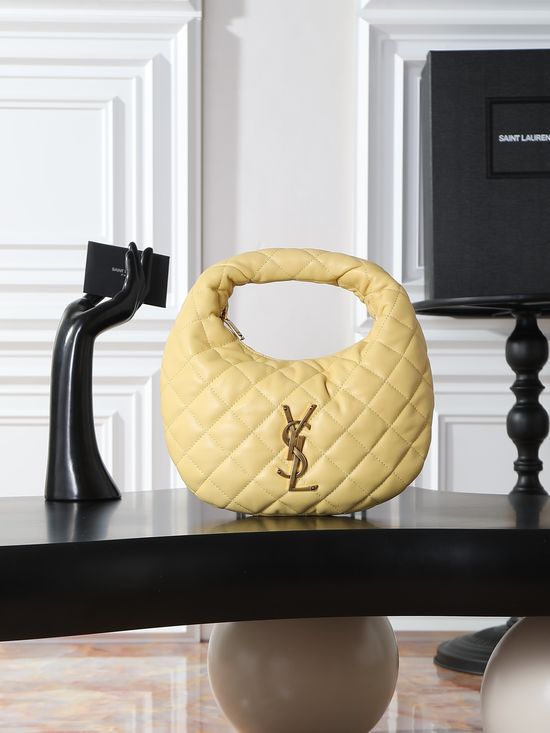 Yves Saint Laurent ICARE Croissant Lambskin Bag 851689