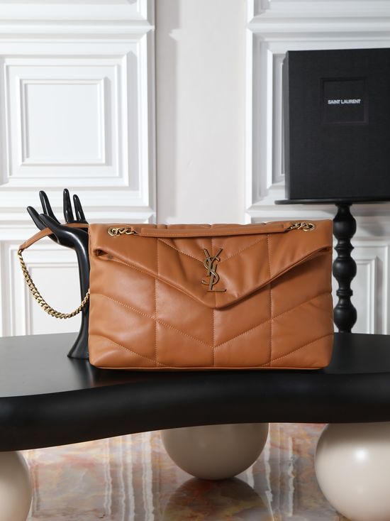 Yves Saint Laurent Loulou Puffer Quilted Lambskin Bag 577475-1