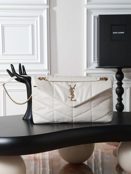 Yves Saint Laurent Loulou Puffer Quilted Lambskin Bag 577475-1