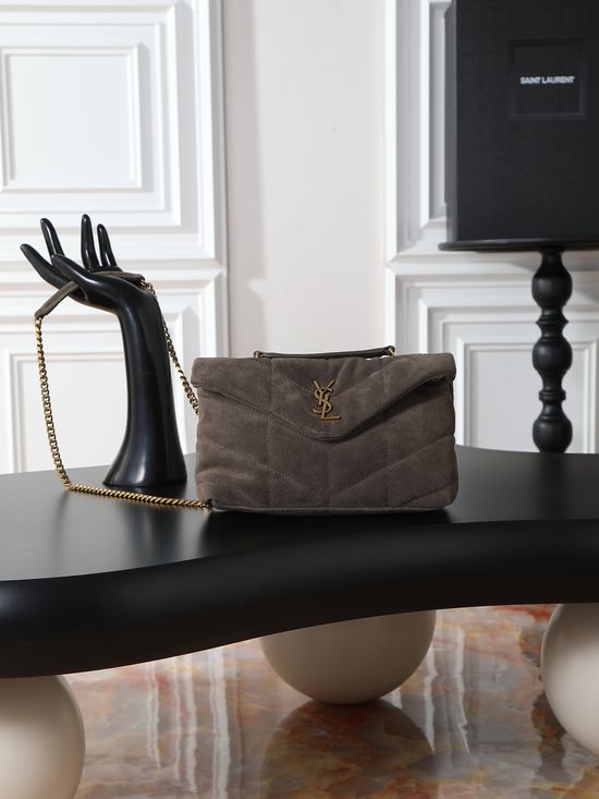 Yves Saint Laurent Loulou Puffer Mini Chain Bag 759337