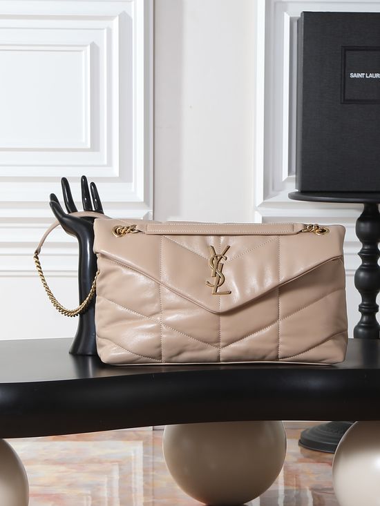 Yves Saint Laurent Loulou Puffer Quilted Lambskin Bag 577475-1