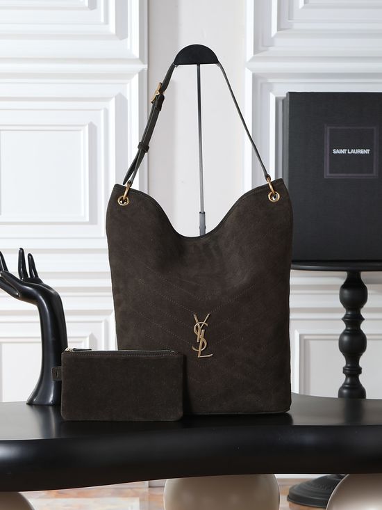 Yves Saint Laurent Niki Suede Bucket Bag 844346