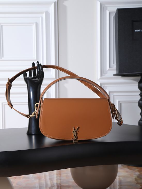 Yves Saint Laurent Voltaire Caramel Leather Shoulder Bag 787671-1