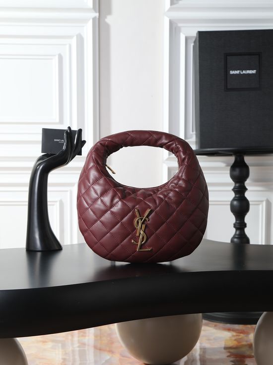 Yves Saint Laurent ICARE Croissant Lambskin Bag 851689