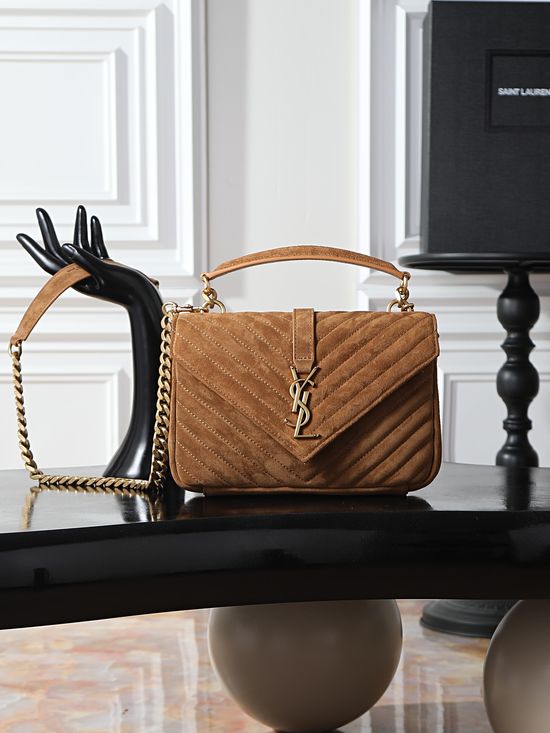 Yves Saint Laurent Monogram College Brown Frosted 392737