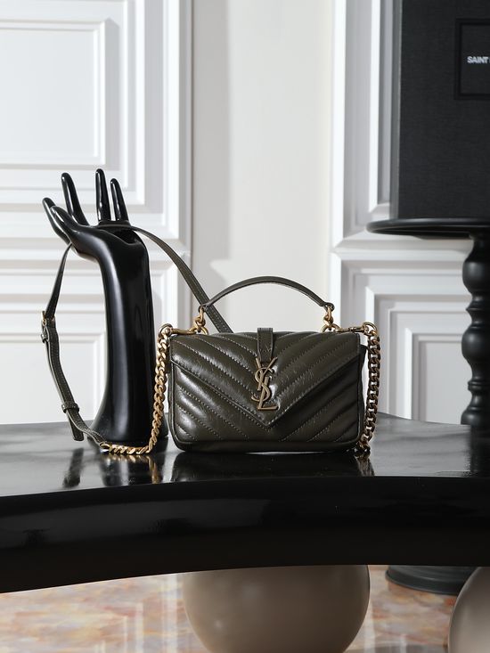 Yves Saint Laurent Mini College Patent Leather Bag 779430