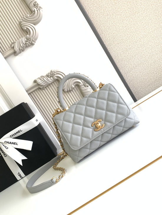 Chanel Coco Handle Flap Handbag 2215