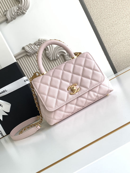 Chanel Coco Handle Flap Handbag 2215