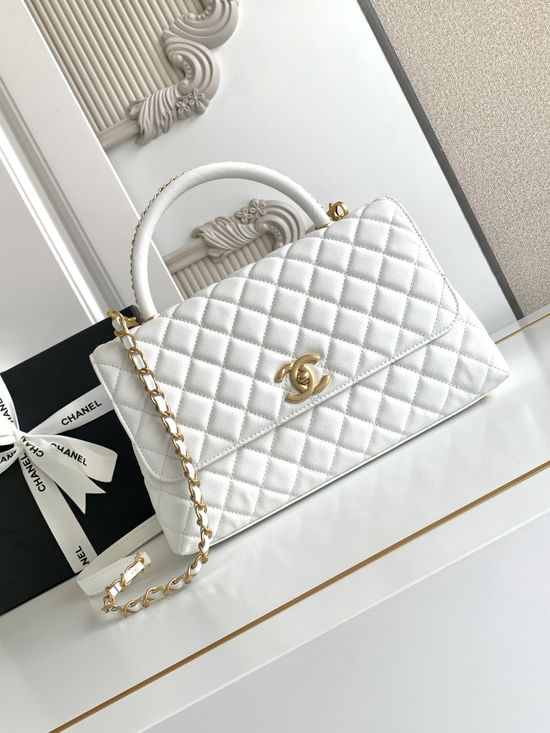 Chanel Classic Handbag Gold Hardware 92991