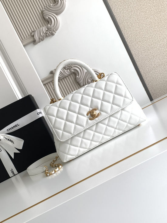 Chanel Coco Handle Flap Handbag 92990
