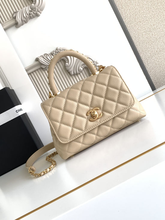 Chanel Coco Handle Flap Handbag 2215