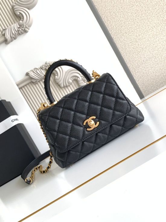 Chanel Coco Handle Flap Handbag 2215