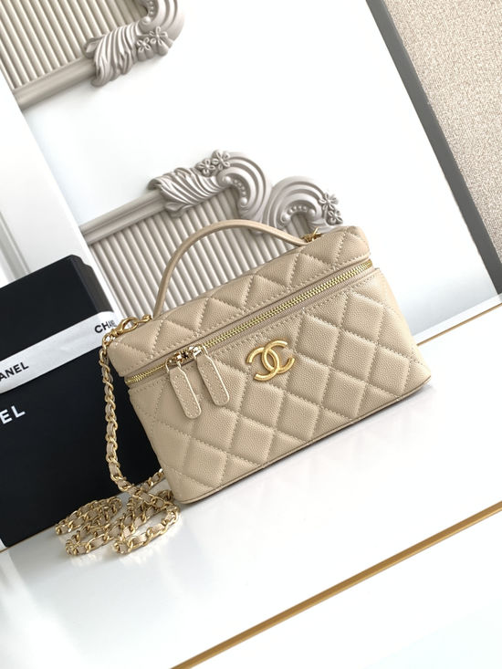 Chanel Double C Logo Lambskin Shoulder Bag AP4483