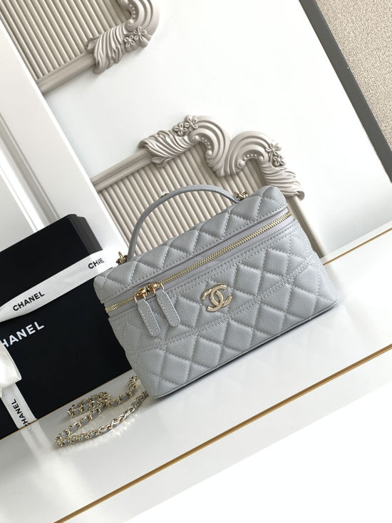 Chanel LP Handle Cosmetic Box Bag AP4407