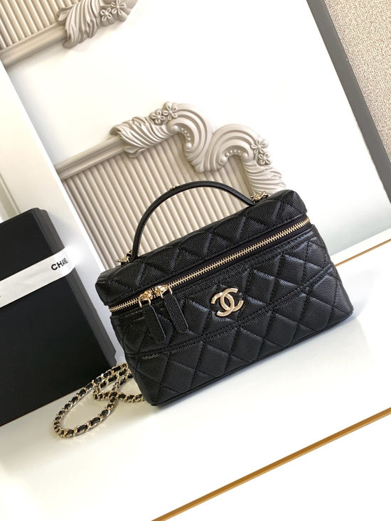 Chanel LP Handle Cosmetic Box Bag AP4407