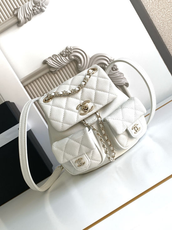 Chanel Duma Grained Calfskin Backpack 7504