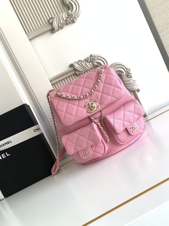 Chanel Duma Grained Calfskin Backpack 3860