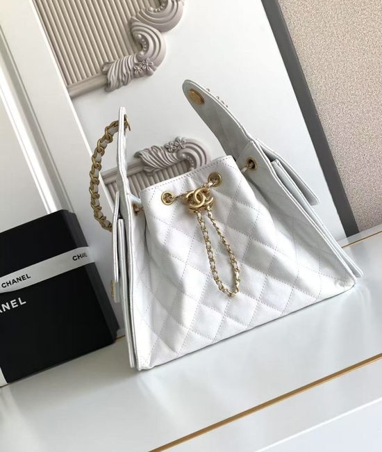 Chanel Hobo Quilted Leather Shoulder Bag AS5293