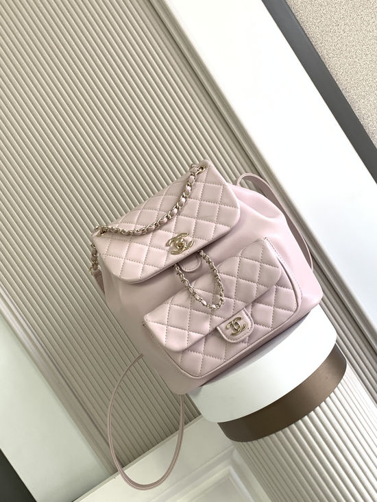 Chanel Duma Sheepskin Large Backpack AS3618