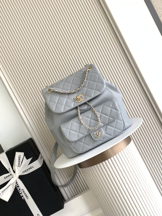 Chanel Duma Large Lambskin Backpack AS3618