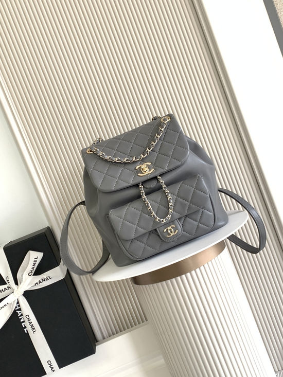 Chanel Duma Large Lambskin Backpack AS3618