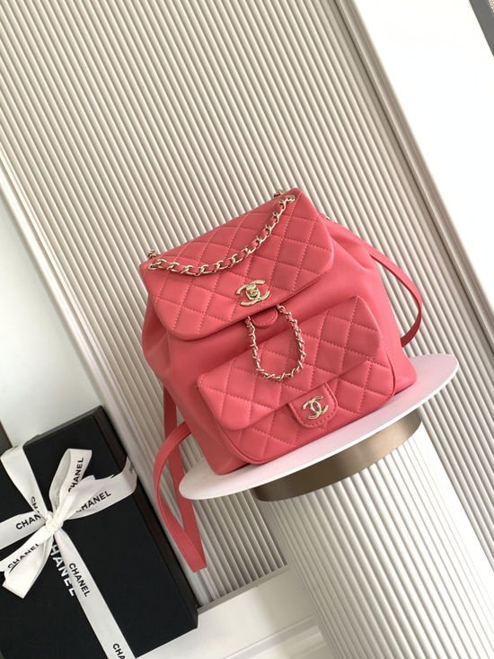 Chanel Duma Large Lambskin Backpack AS3618